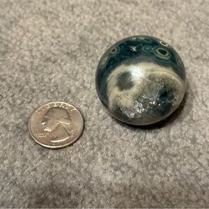 Orbicular Ocean Jasper Sphere